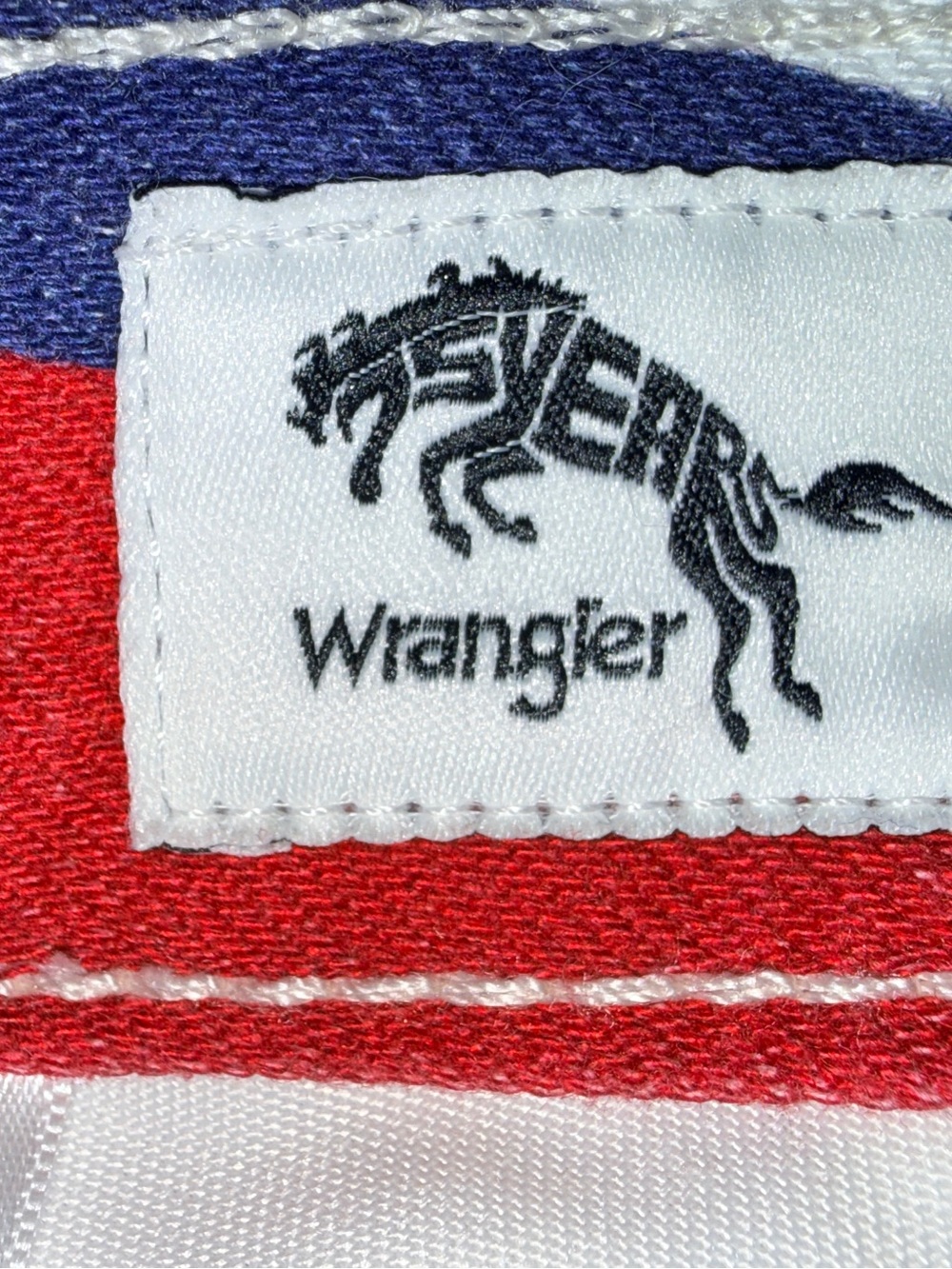 WRANGLER® X 250 YEARS OF AMERICA RETRO BAILEY FLARE PRINT JEAN - 31 x 32 - Picture 6 of 9